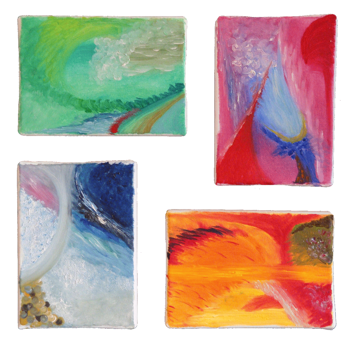 Four seasons paintings